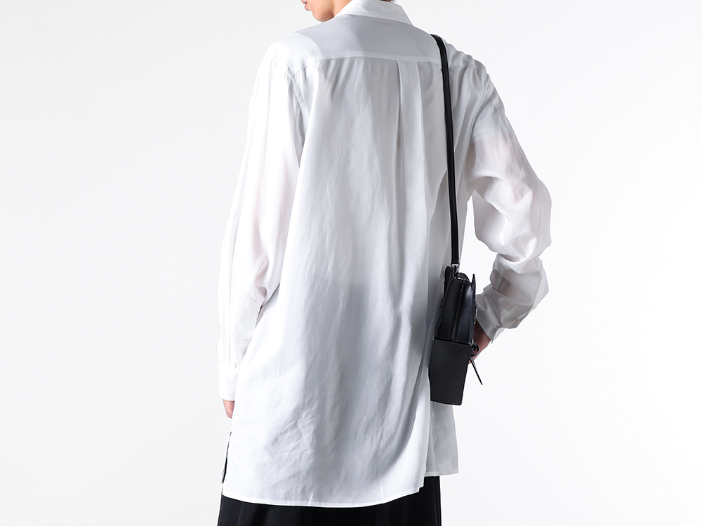 Y's for men 25SS styling - Flower Print Blouse Blue