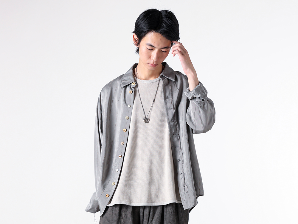 A TENTATIVE ATELIER × CHIAHUNG SU 25SS ブランドMIXグレー
