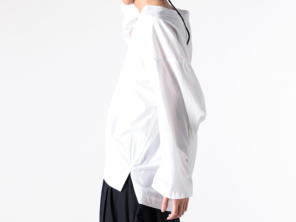 ISŌ - 25SS styling - JAN‑JAN VAN ESSCHE〈TUNIC 38〉Oversized Long Sleeve Tunic with Roll-Up Sleeves - Oversized Long Sleeve Tunic With Roll-Up Sleeves (TUNIC 38) - bracelet bones (M2609) - ring two skulls (M1928) 1-003