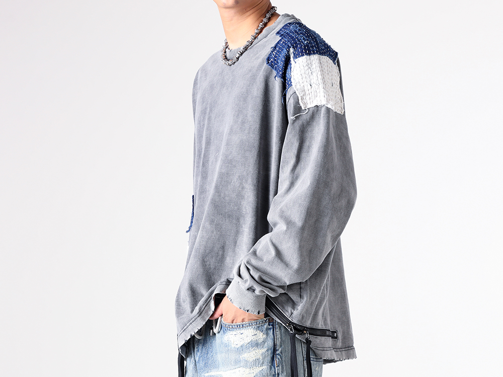 D.HYDEN 25SS ロングスリーブスウェット デニムスタイル -FASCINATE