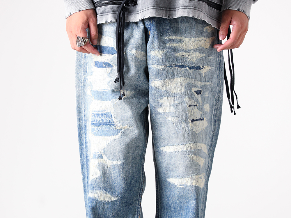 FDMTL – 25SS – Classic Straight Denim - CLASSIC STRAIGHT DENIM CS123 (FA25/MG123) - ASP × DEVOA Hand Made Boots (FW-ASPBB) 2-002