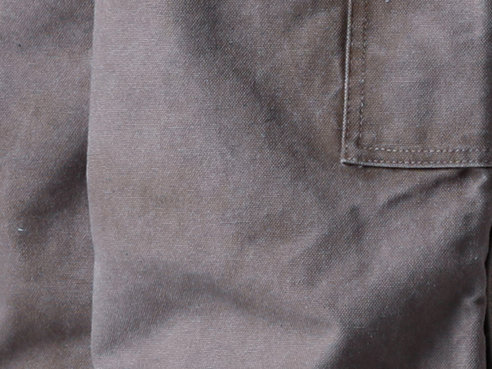 KAMIYA - 25SS - Wide Bermuda Shorts with Striking Volume - BORO Duck Painter Wide Bermuda Pants (G14PT093) - Herc Vulcanized Sneaker (G11FW701) 2-004