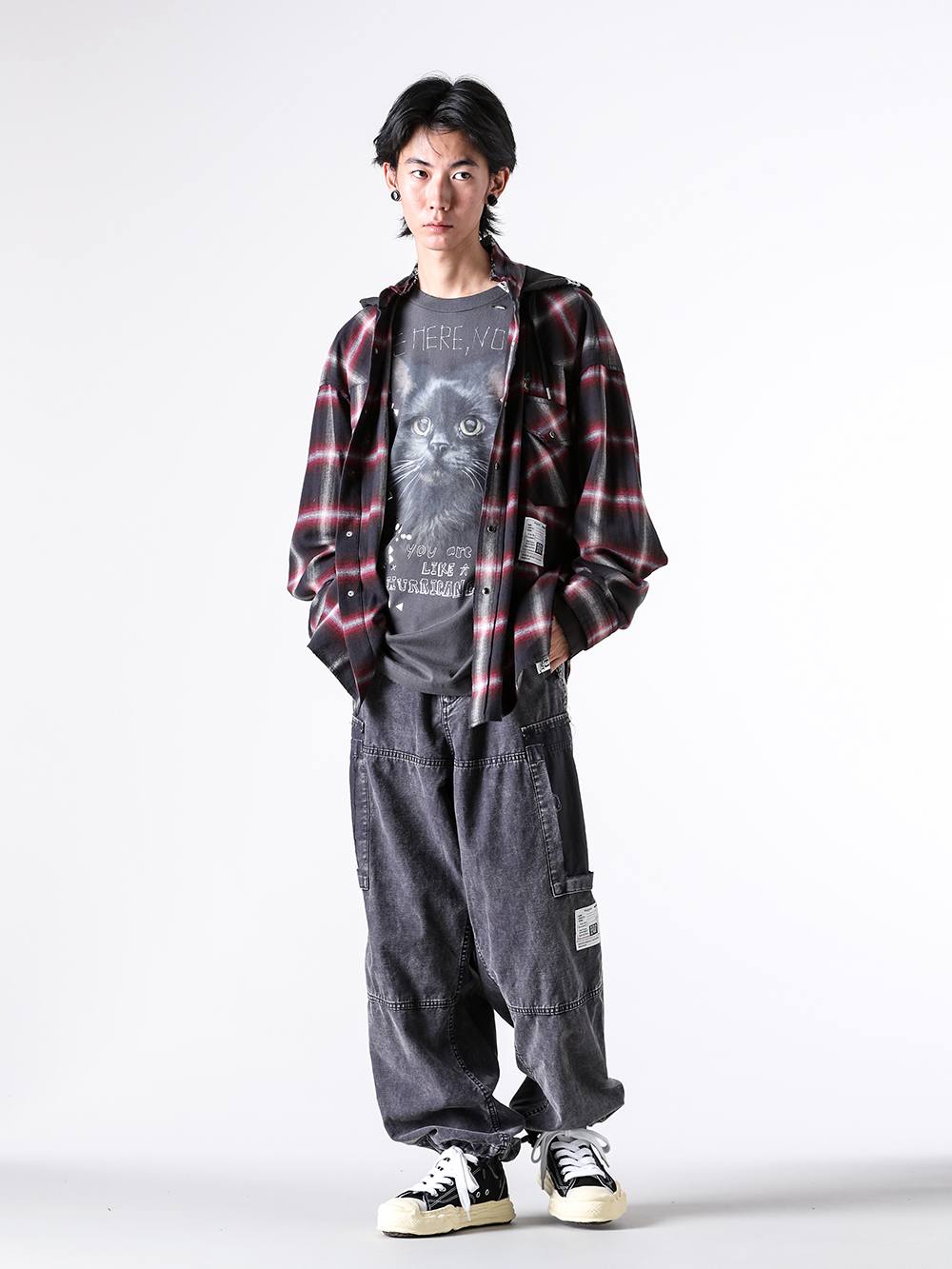 マイファストレーナーMサイズ Maison MIHARA YASUHIRO スウェットフーディ L/Sシャツ カーゴ