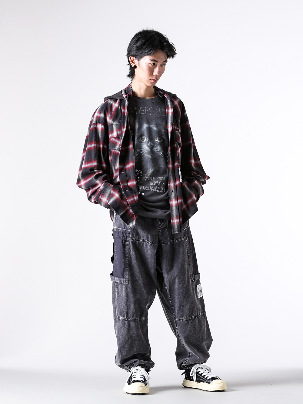 Miiakiis Who?トレーナー チャコール Ｌサイズ TEKKEN×SHINICHIRO INUI クルースウェット グレー Mサイズ