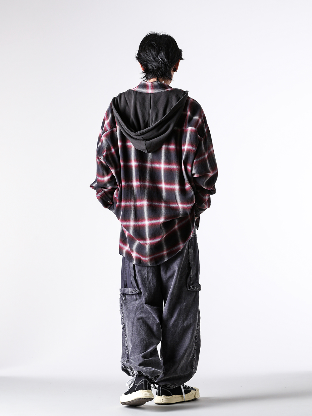 マイファストレーナーMサイズ Maison MIHARA YASUHIRO スウェットフーディ L/Sシャツ カーゴ