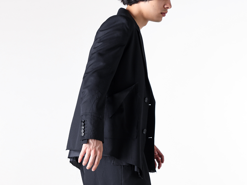 sulvam ジャケット sulvam 25-26AW スリット2ボタンジャケット スラックススタイル
