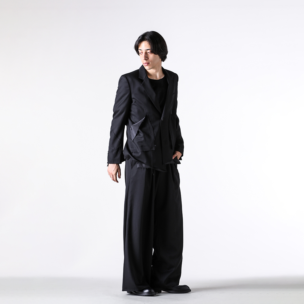 sulvam ジャケット sulvam 25-26AW スリット2ボタンジャケット スラックススタイル