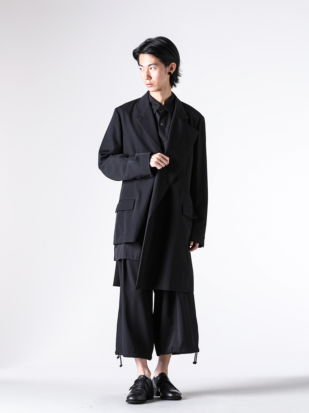 Ground Y グラウンドワイ　アシンメトリーパンツ 3　新品未使用 Ground Y Yohji Yamamoto [グラウンドワイ ヨウジヤマモト