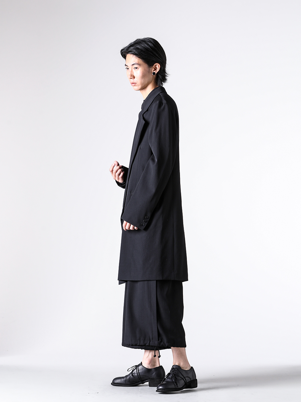Ground Y 25-26AW アシンメトリージャケット バルーンパンツ