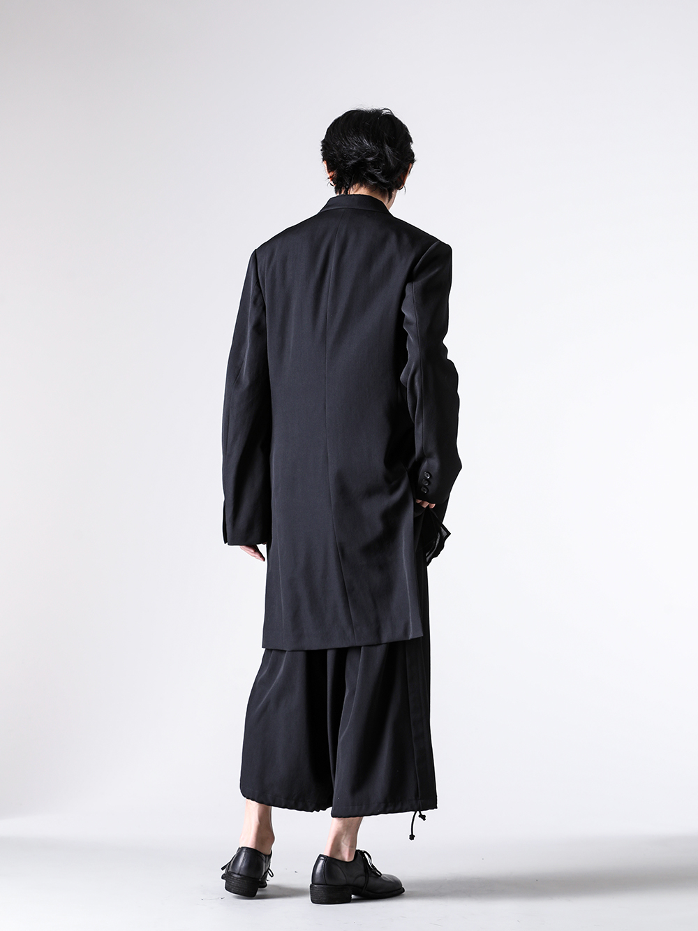 Ground Y ブラック ヘムリブバルーンパンツ3 GN-P03-005 Ground Y ブラック ヘムリブバルーンパンツ3 GN-P03-005