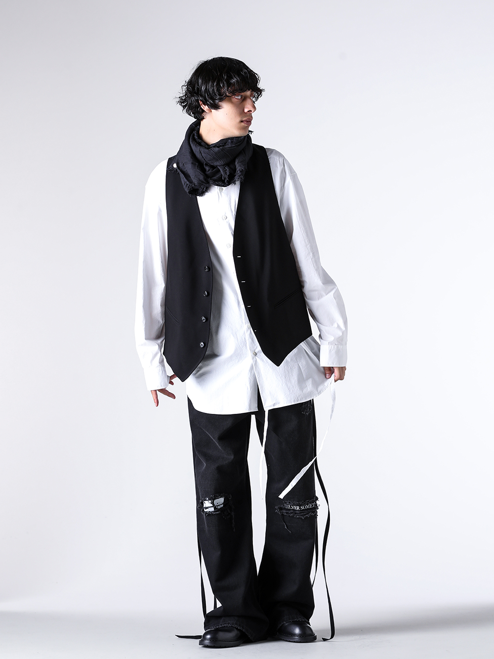 Ann Demeulemeester - 25-26AW - Top - JUIKKO CLASSIC WAISTCOAT （Black） - 2520-M-WA01 1-009