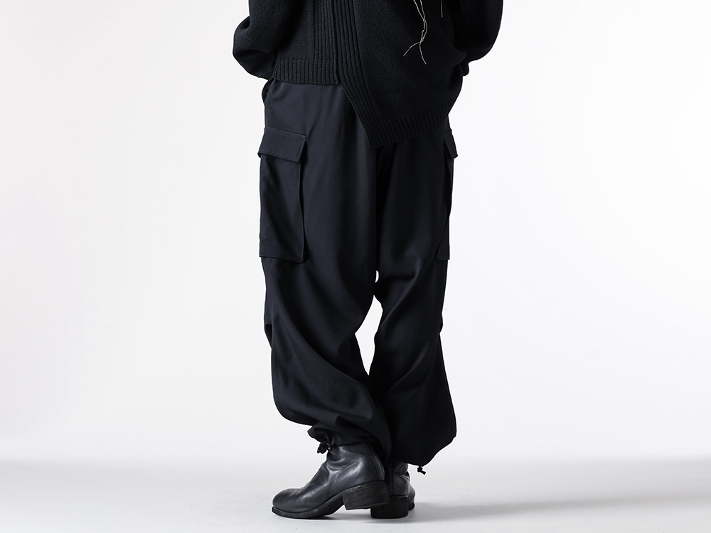 Yohji Yamamoto 25SS ワイドカーゴパンツ 入荷情報] Yohji Yamamoto POUR HOMME & Y's for men 25-26AW