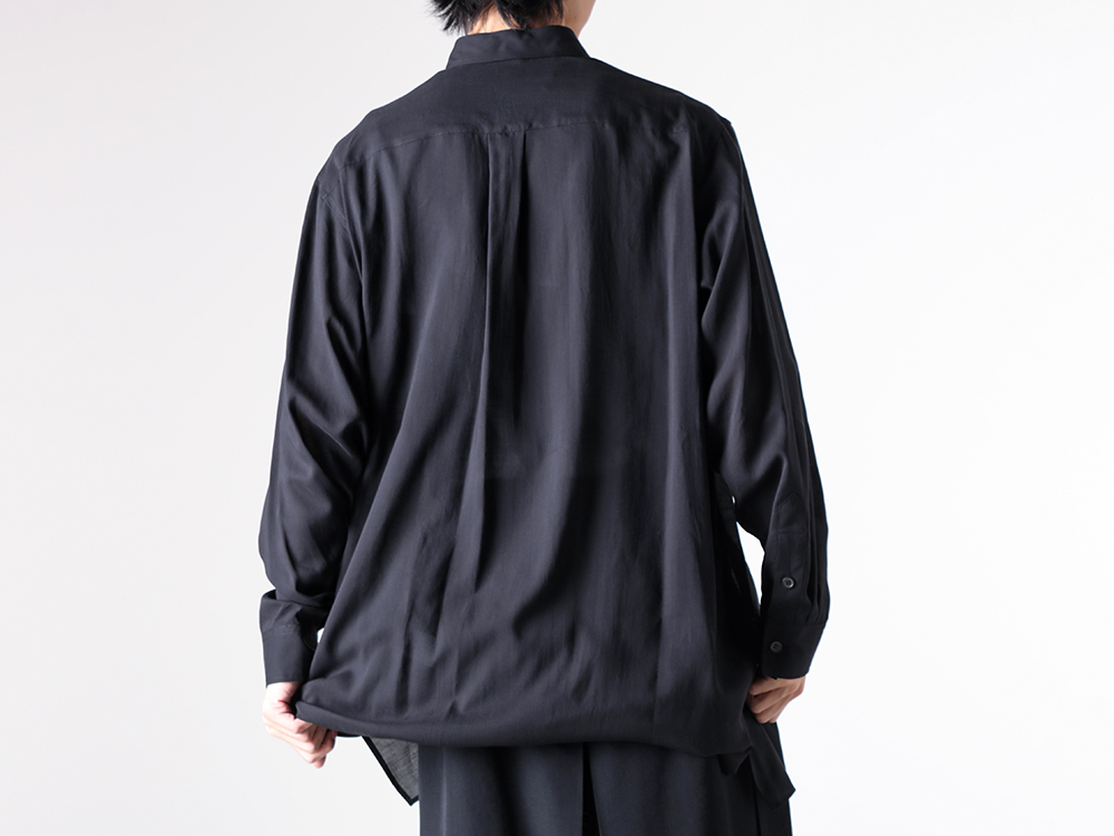 GroundY - 25-26AW  - Shirt - Floral Pattern Long Sleeve Shirt （BLACK） - GL-B31-211 2-008