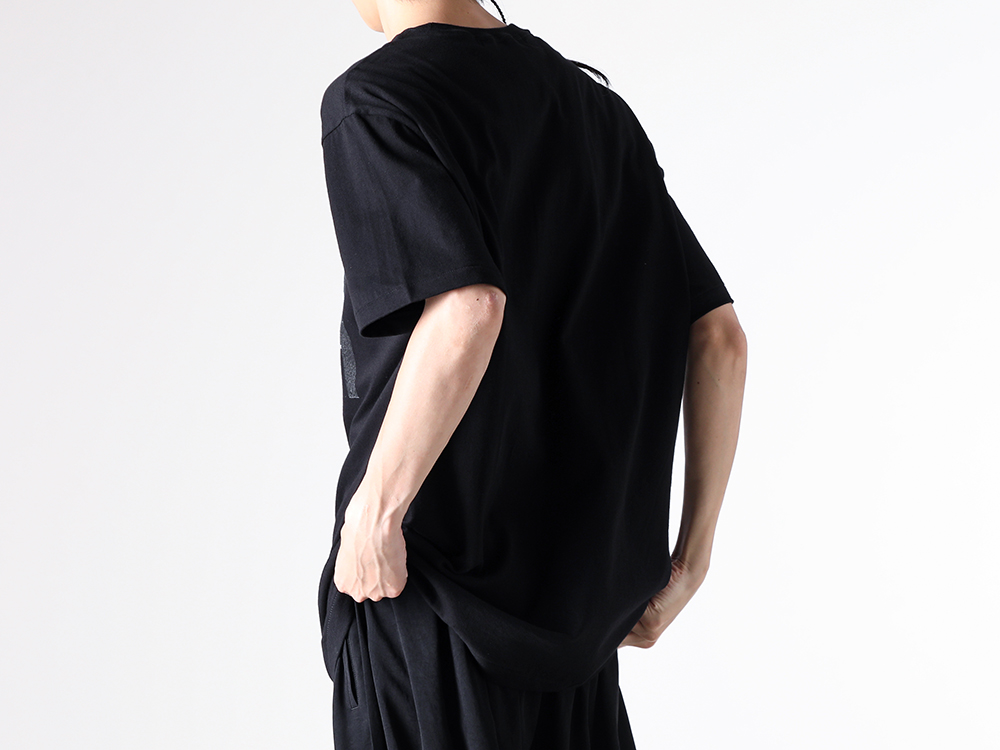 GroundY - 25-26AW - Short  Sleeve T-Shirt - Grunge T-Shirt （BLACK） - GL-T75-070 4-0010