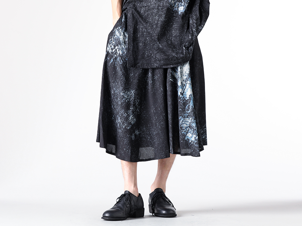 GroundY - 25-26AW - Pants - Circle Pants （BLK×BLU） - GL-P28-203 5-003