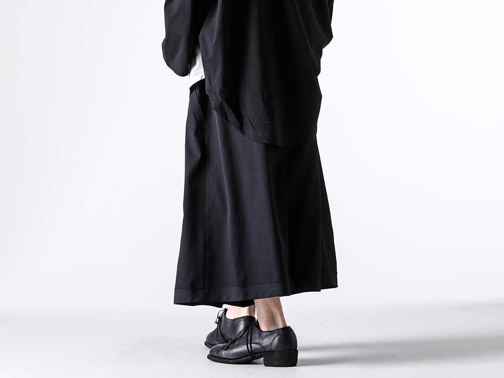 GroundY - 25-26AW - Pants - Hakama Pants （BLACK） - GA-P08-101 5-006