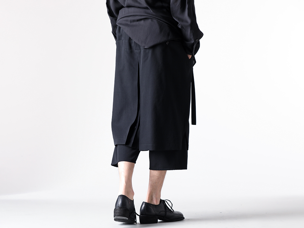 GroundY - 25-26AW - Pants - Wrap pants （BLACK） - GA-P01-101 5-008