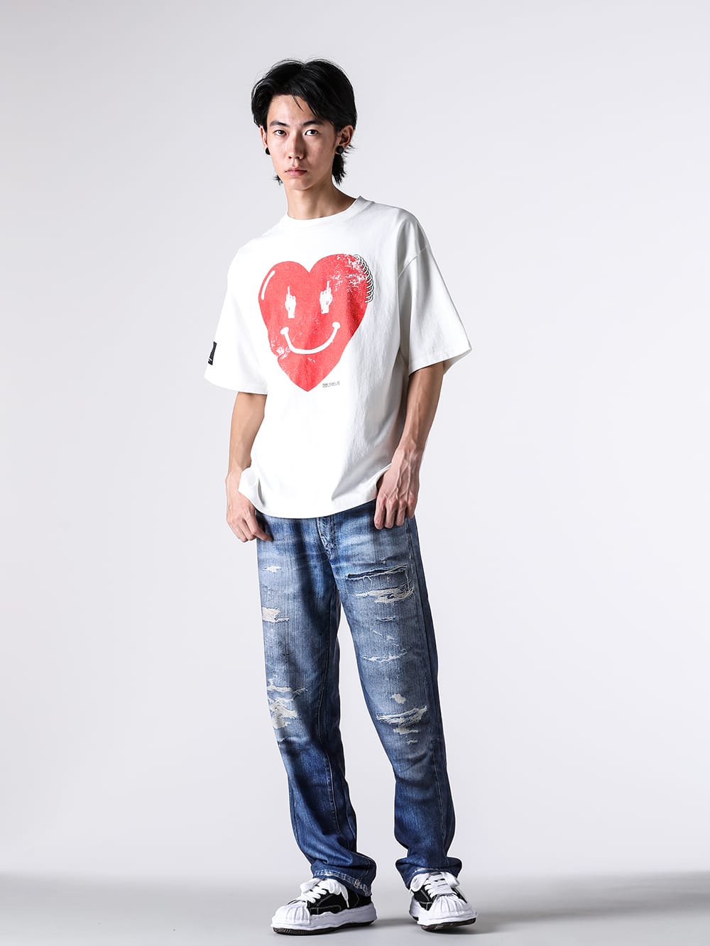 TALKING ABOUT THE ABSTRACTION - 25AW styling - 2526aw-t-006-white & 2526aw-t-006-black 1-001