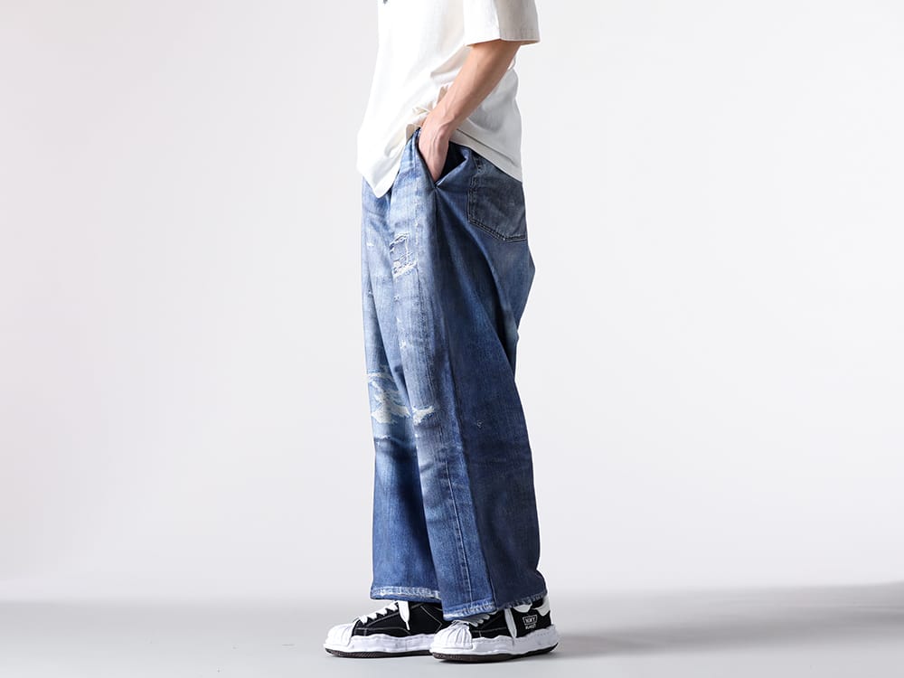 TALKING ABOUT THE ABSTRACTION - 25AW styling - 2526aw-pt-002-blue & 2526aw-pt-002-black 1-002