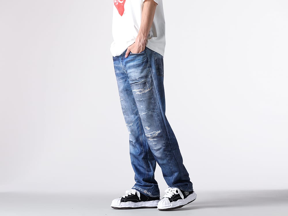 TALKING ABOUT THE ABSTRACTION - 25AW styling - 2526aw-pt-001-blue & 2526aw-pt-001-black Black & White 1-002