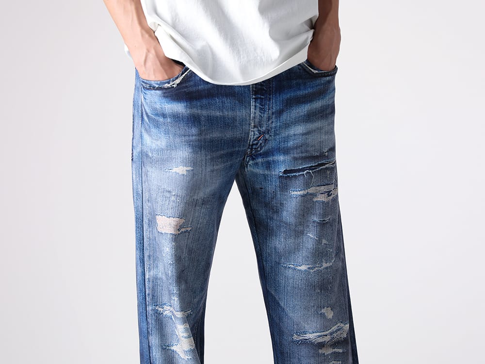 TALKING ABOUT THE ABSTRACTION - 25AW styling - 2526aw-pt-001-blue & 2526aw-pt-001-black Black & White 1-006