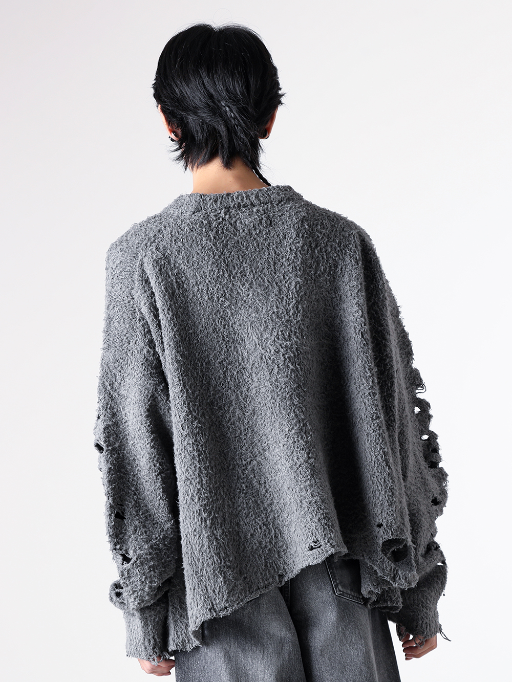 doublet - 2025AW  - Knit and Shirt - 25AW61KN192 Ribcage Knit Pullover 2-002