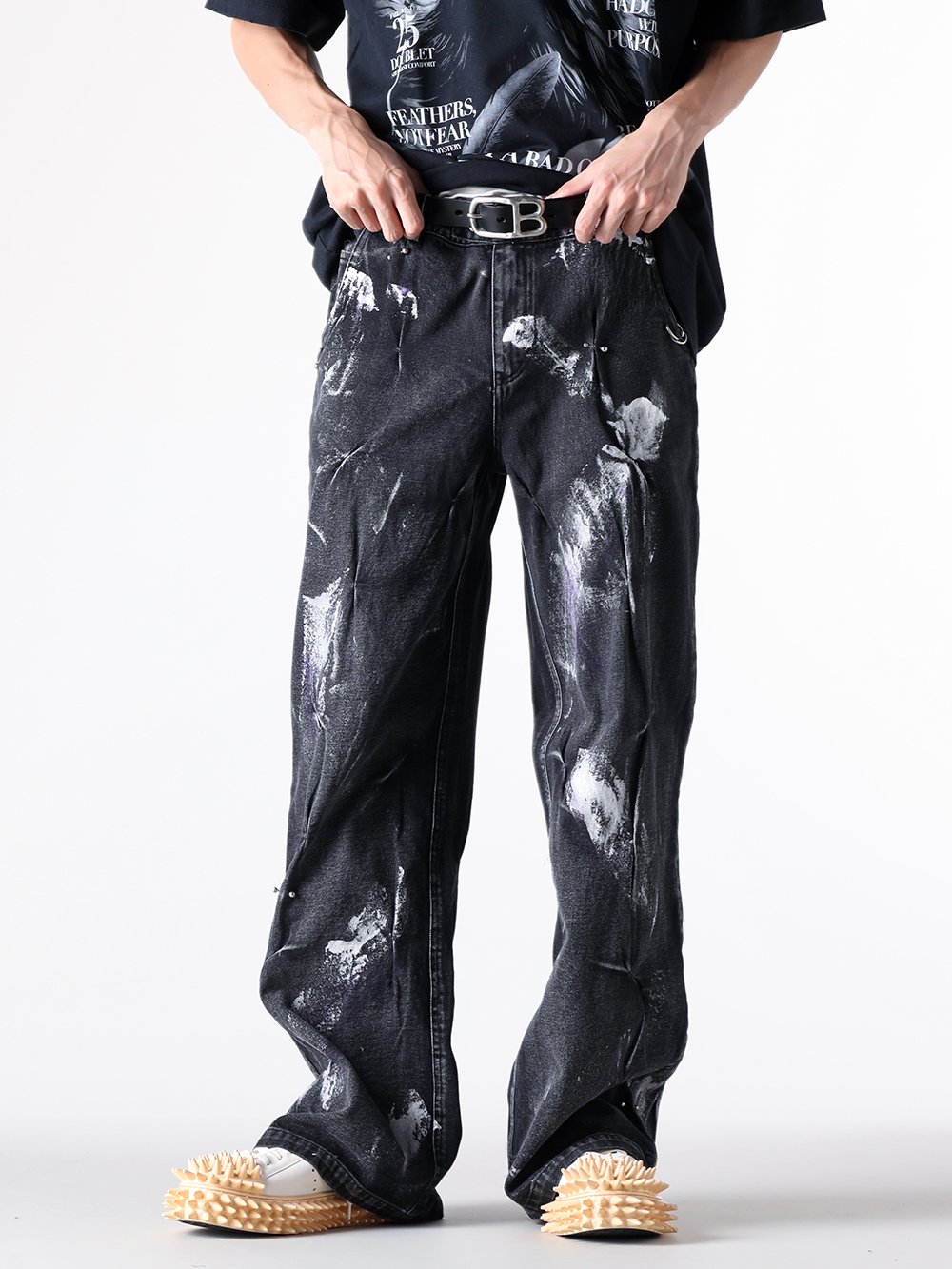 doublet - 2025AW - Accessories - 25AW83BT29 DB Buckle Belt 5-007