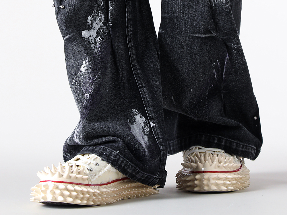 doublet - 2025AW - Sneakers - 25AW75FT62 Spiky Canvas Sneaker 6-004