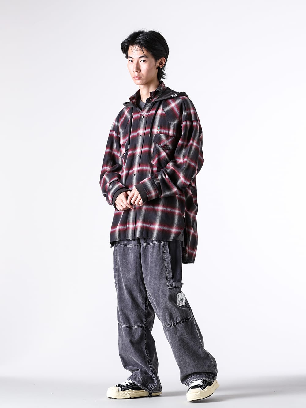 Maison MIHARA YASUHIRO - J15SH182 - Sweat Hoodie L/S Shirtsr - 3-001