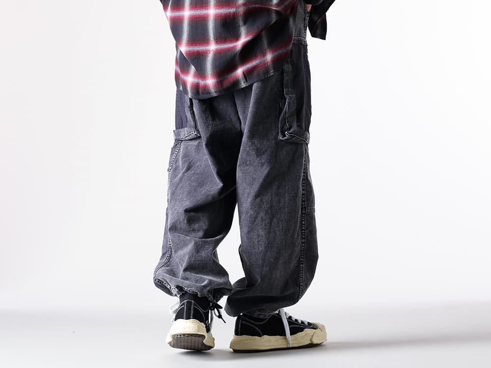 Maison MIHARA YASUHIRO - J15PT172 - Cotton Satin Cargo Trousers - 4-002