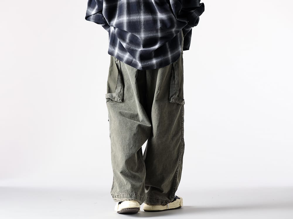 Maison MIHARA YASUHIRO - J15PT172 - Cotton Satin Cargo Trousers - 4-004