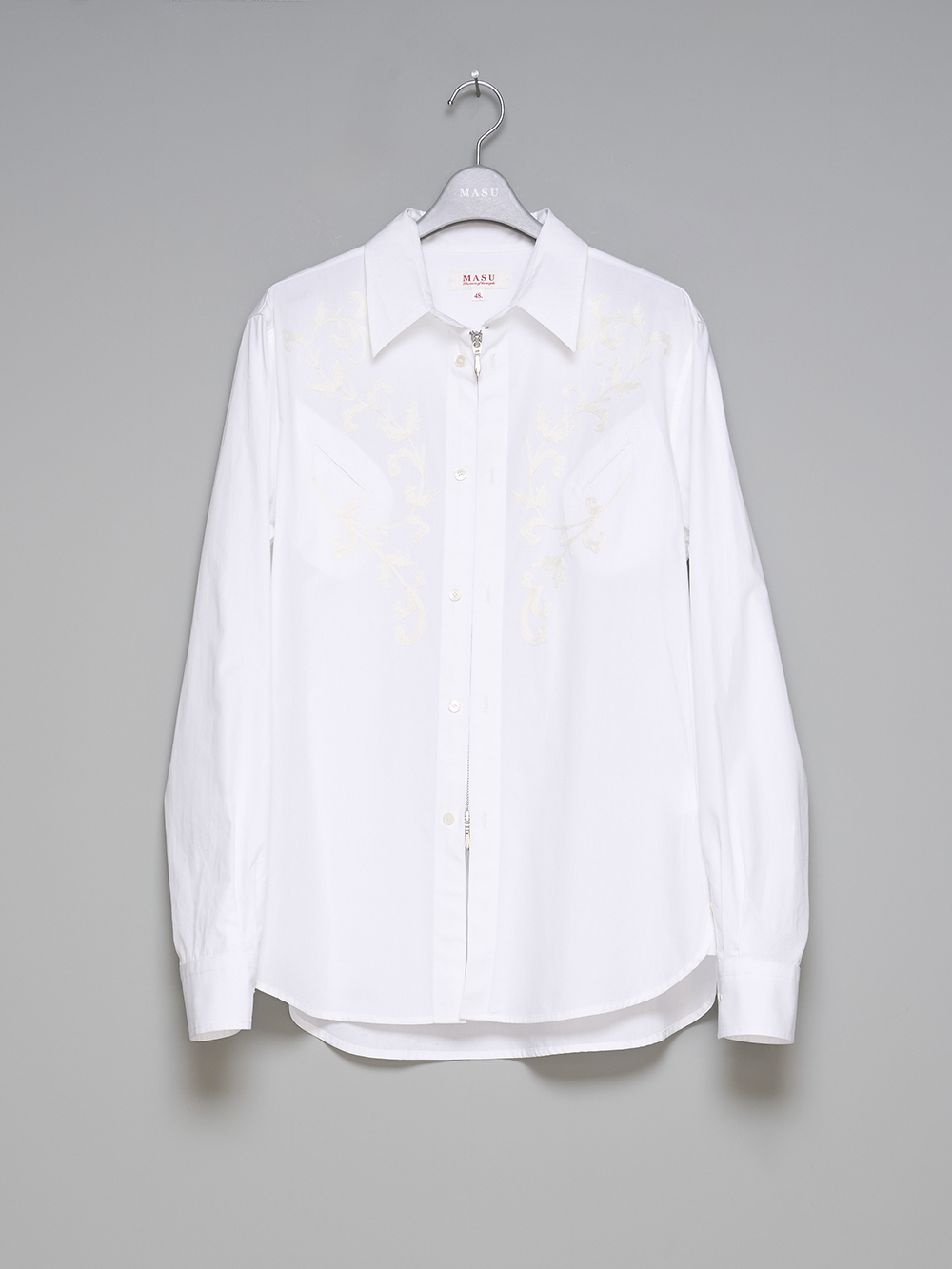 MASU - 25-26AW - Tops - M25F9SL004 RODEO ZIP-UP DRESS SHIRT 2-003
