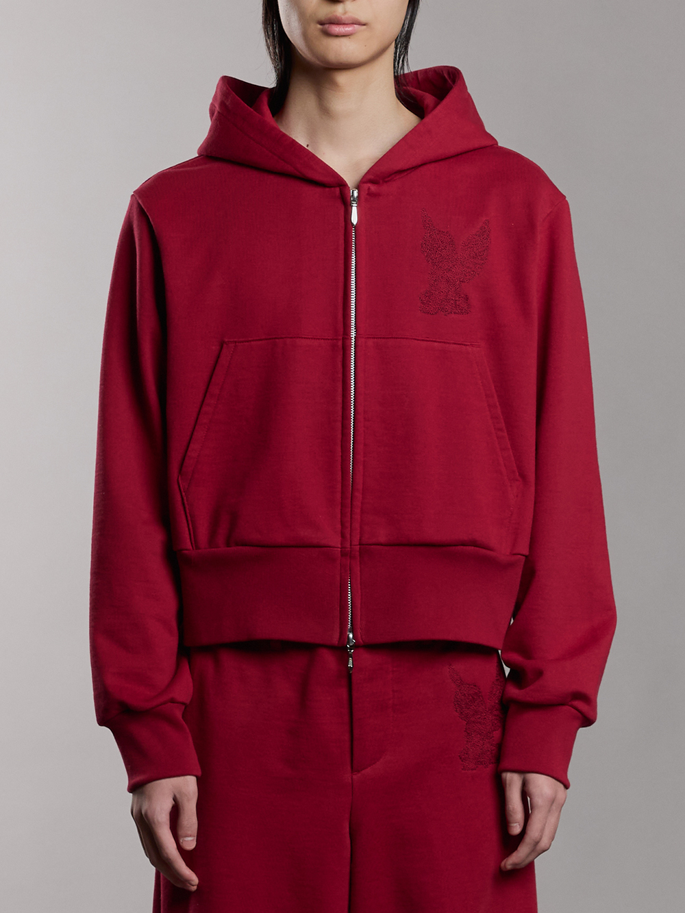 MASU - 25-26AW - Tops - B25F9CS001 MB ZIP-UP HOODIE 4-001