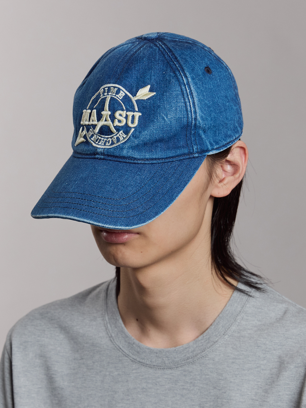 MASU - 25-26AW - Accessories - B25F9OJ001 MB EMBROIDERY CAP 6-004