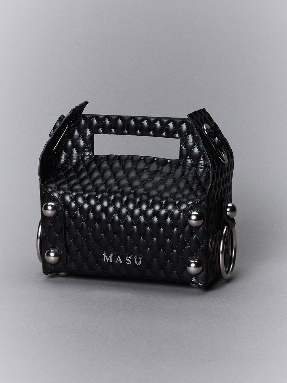 MASU - 25-26AW styling - Cake Bag - M25F9OJ008LEATHER CAKE BAG 7-001