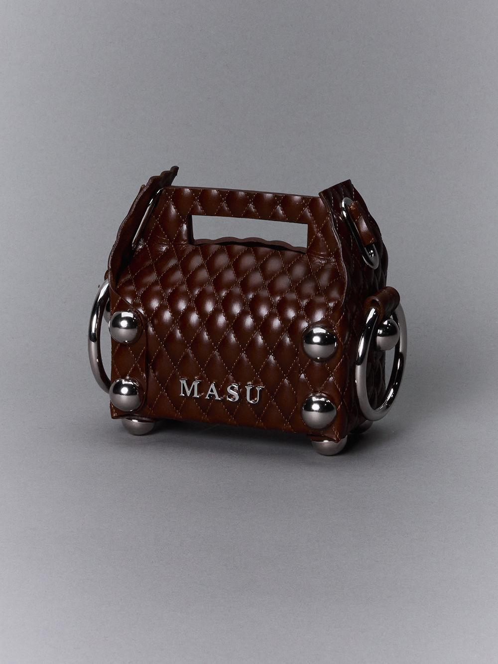 MASU - 25-26AW styling - Cake Bag - M25F9OJ007-LEATHER CAKE BAG PETIT 7-006