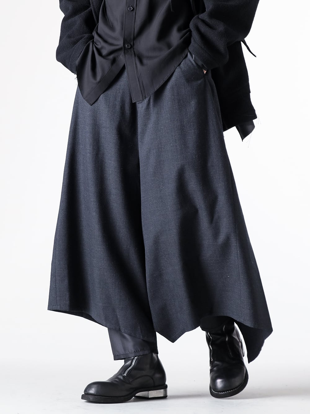sulvam - 25AW  - Pants - MW-P06-110 - Skirt Pants 2-001