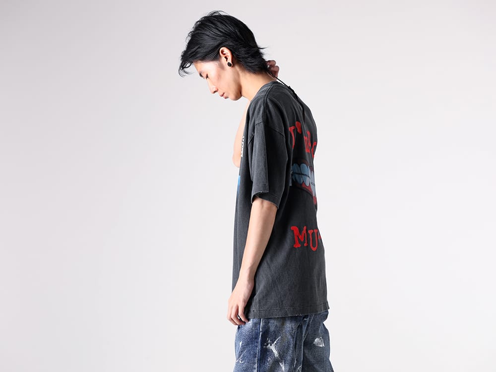 THE SUGAR PUNCHx TOKYO GHOUL Short Sleeve T-Shirt (KANEKI MASK) - TTGM25SM001 - 1-003