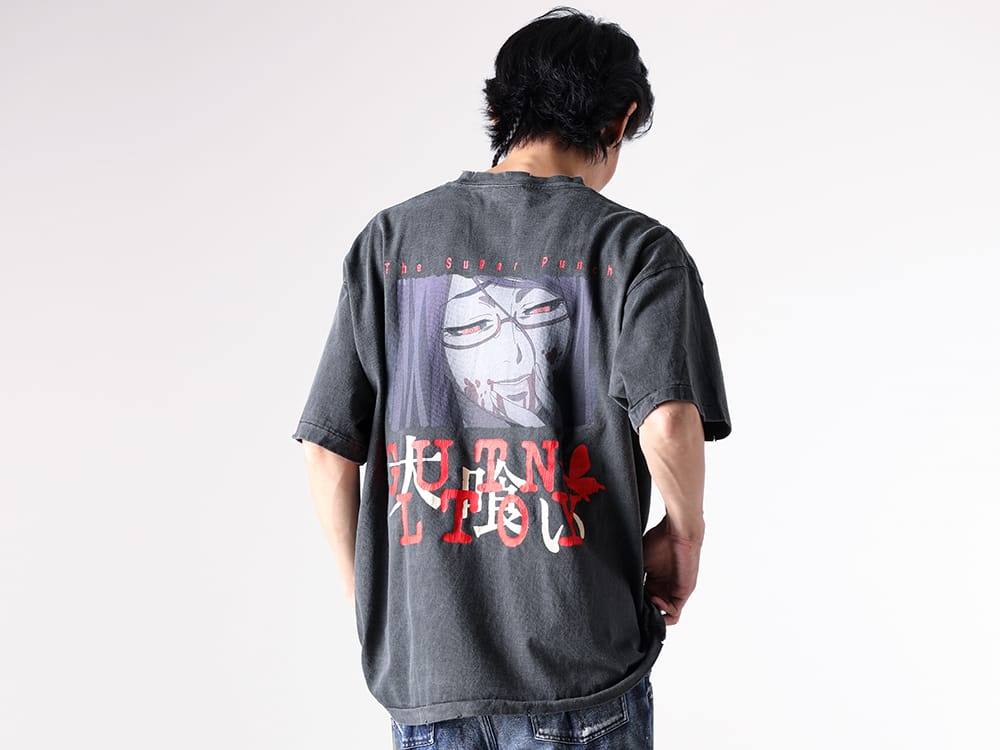THE SUGAR PUNCHx TOKYO GHOUL Short Sleeve T-Shirt (LIZE)  - TTGM25SM007 - 1-004
