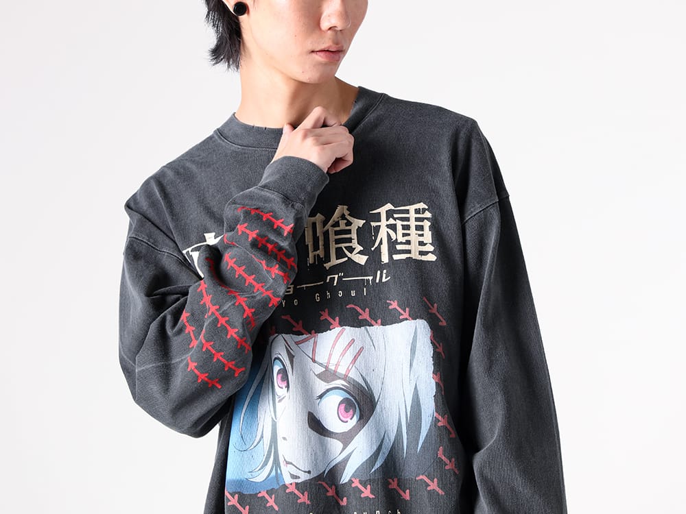 THE SUGAR PUNCHx TOKYO GHOUL Long Sleeve T-Shirt (JUZO) - TTGM25SM010 - 1-002