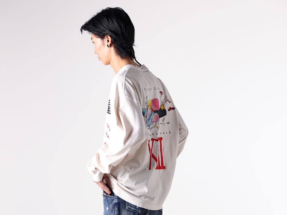 THE SUGAR PUNCHx TOKYO GHOUL Long Sleeve T-Shirt (JUZO) - TTGM25SM010 - 1-003