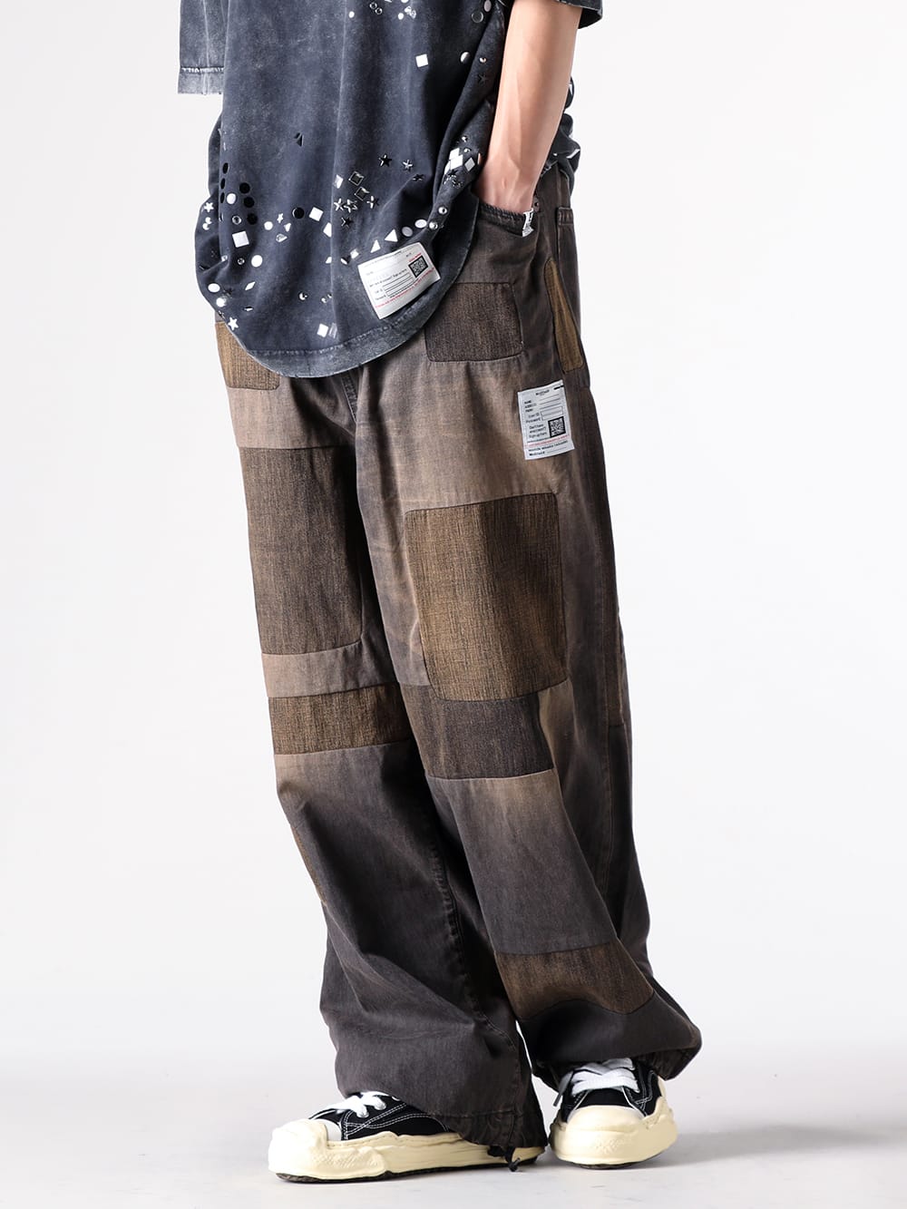 Maison MIHARA YASUHIRO - J15PT124 - Patchwork Jeans 4-001