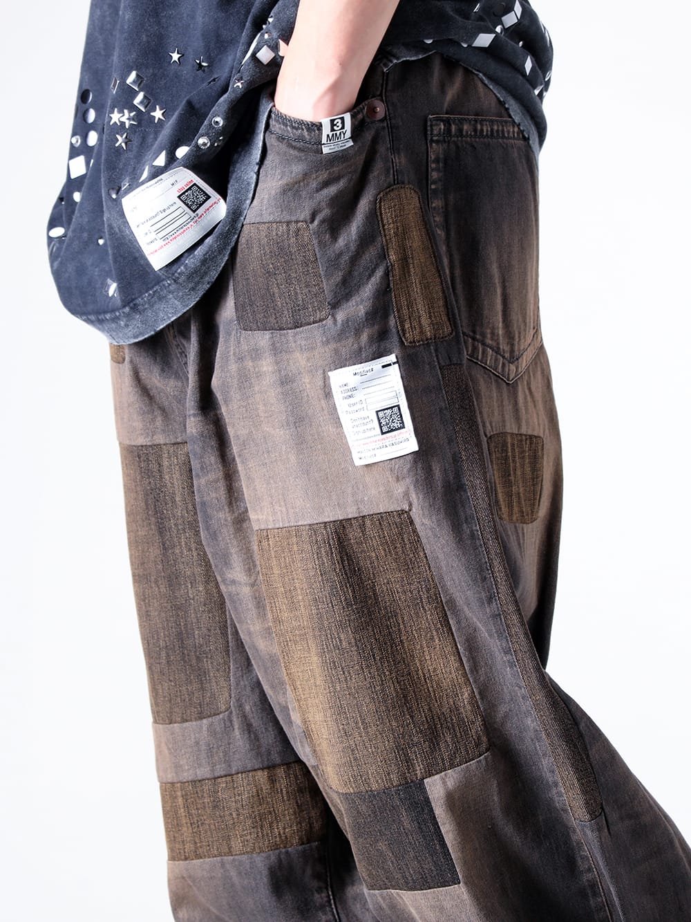 Maison MIHARA YASUHIRO - J15PT124 - Patchwork Jeans 4-003