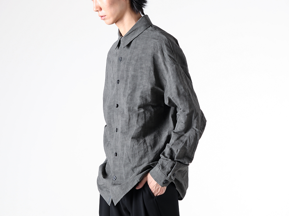 『DEVOA/デヴォア』 アナトミカルリネンブルゾン DEVOA 24SS ソフトヌバックレザージャケットスタイリング -FASCINATE