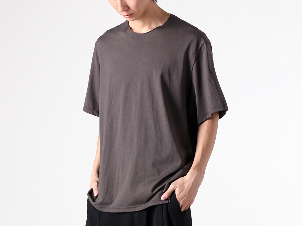 DEVOA - 25-26AW  - Short Sleeve T-Shirt - Short Sleeve SUVIN Cotton Jersey （BEIGE GRAY） / CSC-SVB1 2-007
