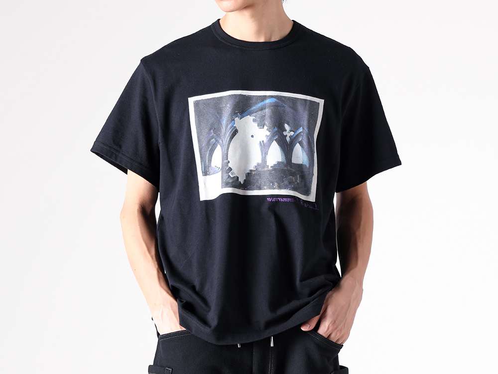 KHOKI - 25-26AW - T-shirt - Printed T-shirt （Black） - 25fw-t-08 3-003