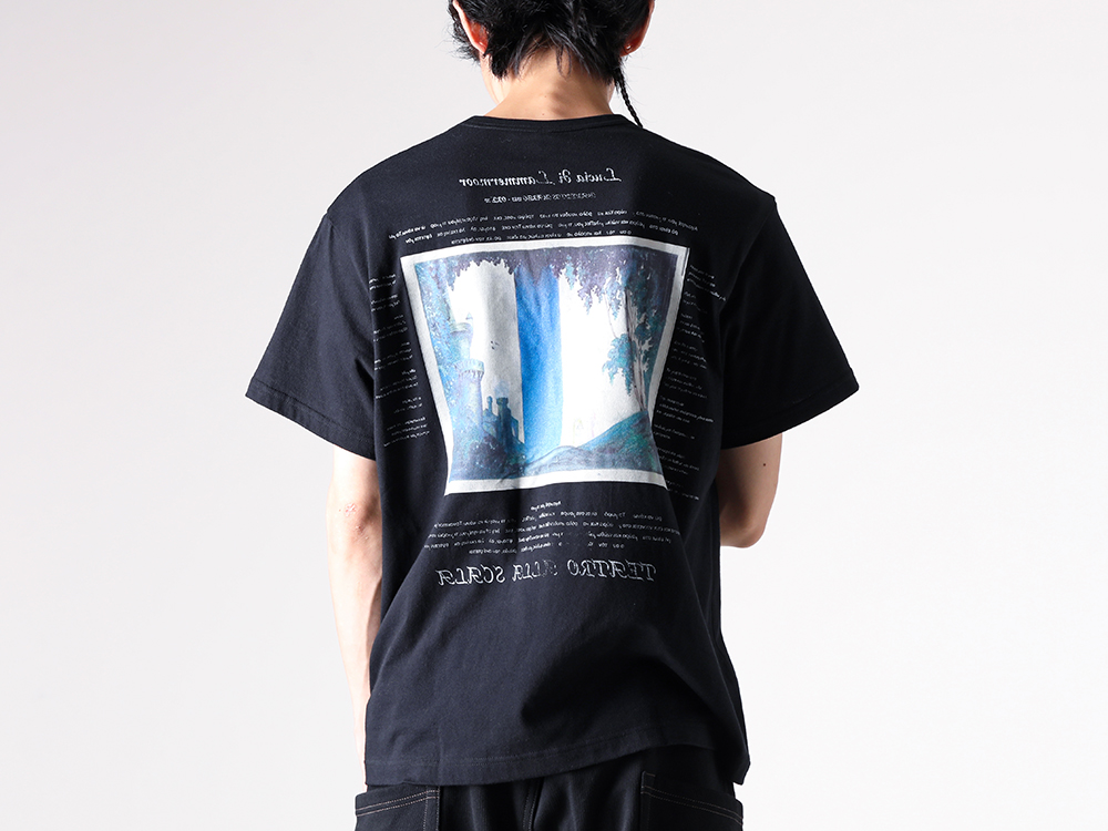 KHOKI - 25-26AW - T-shirt - Printed T-shirt （Black） - 25fw-t-08 3-004