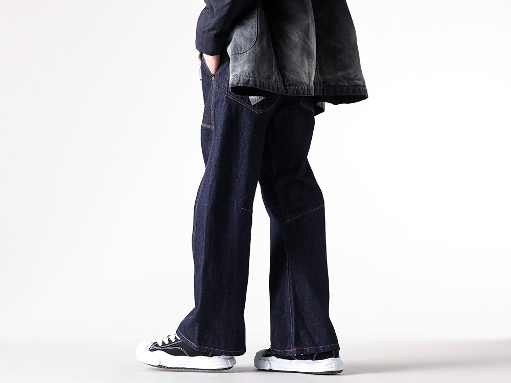 KHOKI - 25-26AW - Pants - 3D cutting denim pants （Indigo） - 25fw-p-02 4-006