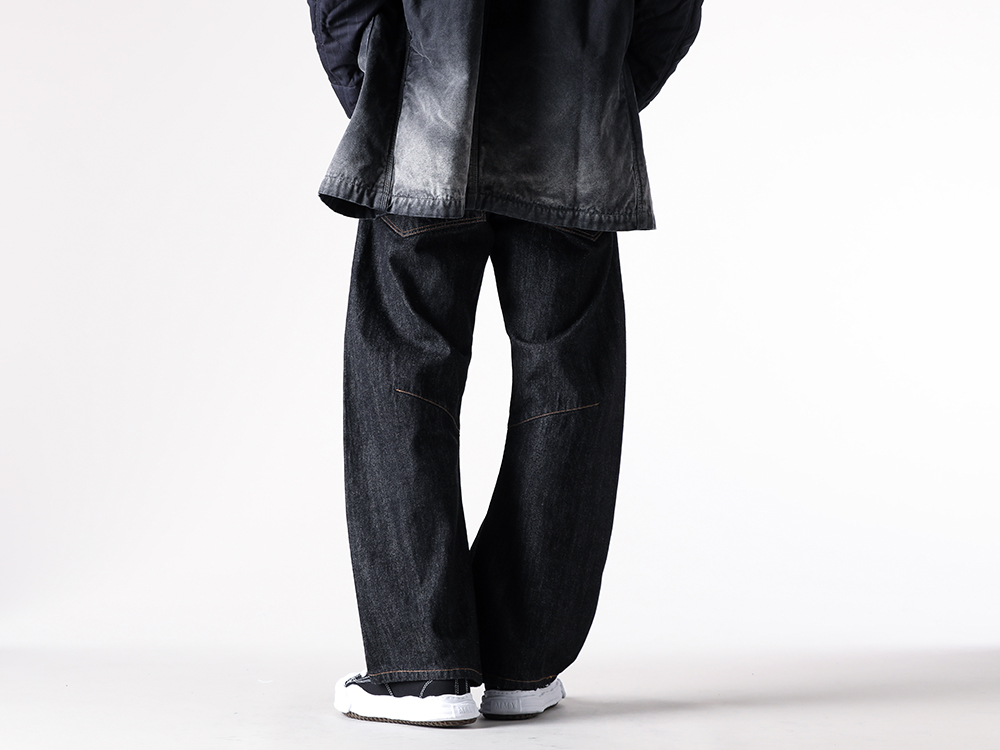 KHOKI - 25-26AW - Pants - 3D cutting denim pants （Black） - 25fw-p-02 4-008