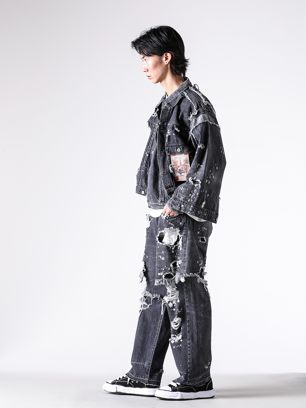 デニムセットアップ デニムのセットアップコーデ✨ スニーカーも大好きですけど